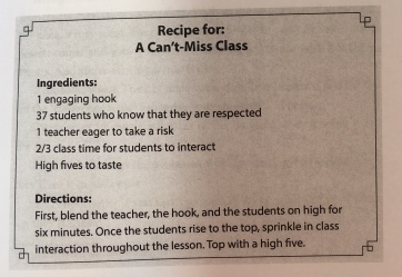 2 - Recipe for a Cant Miss Class